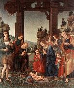 LORENZO DI CREDI Adoration of the Shepherds sf Spain oil painting artist